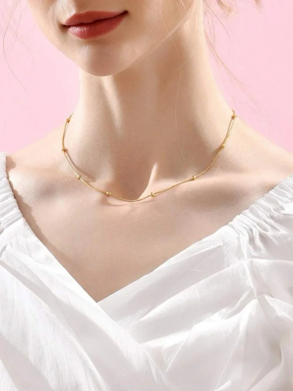 Bead Choker Necklace